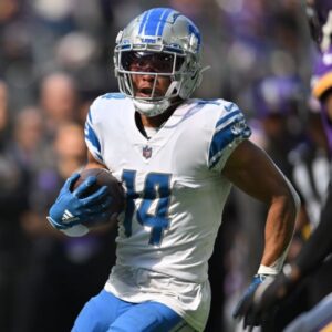 Lions WR St. Brown leaves game with concussion