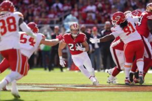 McCaffrey debuts in 49ers loss after 'weird week'