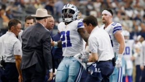 Zeke hopes to play vs. Bears despite knee injury