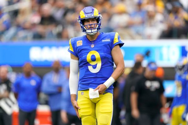 Rams' Stafford out of protocol, will play Sunday