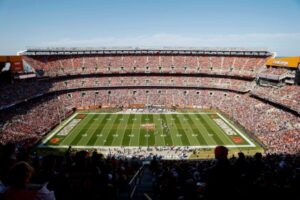 Repairs in progress after Browns' field vandalized