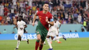 Ronaldo is first man to score at 5 World Cups