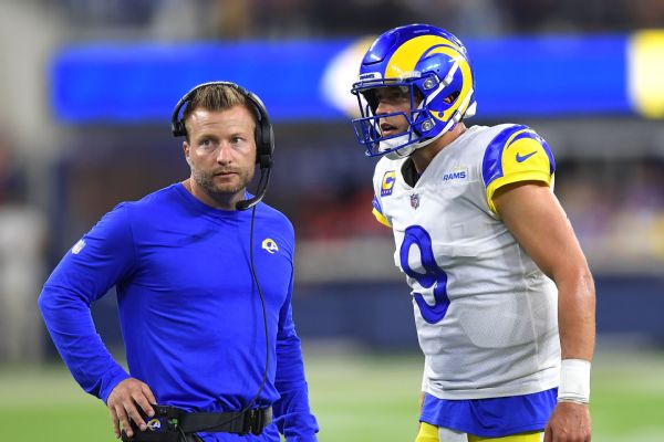 Rams' McVay won't commit to Stafford return