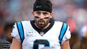 Panthers waive struggling quarterback Mayfield