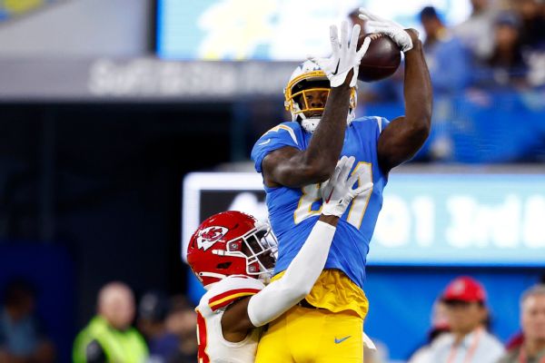 Chargers WR Williams to return, James doubtful