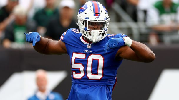 Greg Rousseau leads Bills' defenders emerging in Von Miller's absence