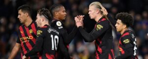 Haaland on record pace as Man City beat Leeds