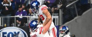 Follow live: Barkley, Jefferson make playoff debuts as Giants face Vikings in wild-card matchup