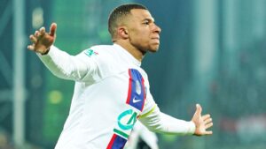 Which of the world's top strikers have scored more goals in a game than Mbappe's five?