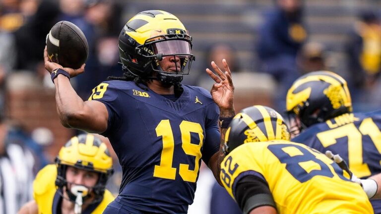 Bryce Underwood living up to hype: Michigan's 'unique' freshman QB making strong push to start in 2025