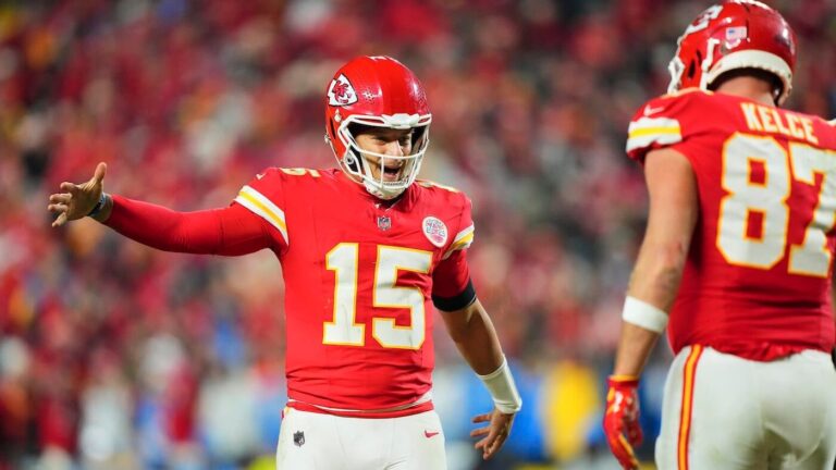 Patrick Mahomes says he didn't talk to Travis Kelce about retirement decision prior to upcoming season