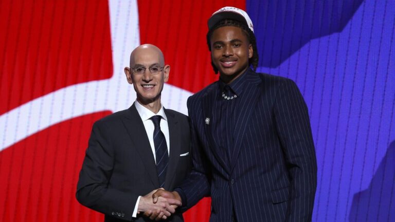 Collin Murray-Boyles addresses viral reaction to being picked by Raptors in NBA Draft 2025