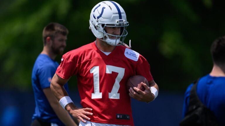 Colts coach says Daniel Jones is 'doing a helluva job' with QB battle extended to training camp