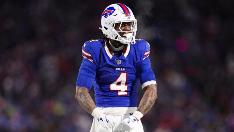 James Cook attends Bills mandatory minicamp amid contract dispute: 'I like my money ... That's why I'm here'