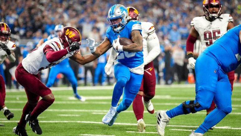 Lions' Jahmyr Gibbs praised by RB coach who vows to 'push him like no other' in 2025: 'The sky is the limit'