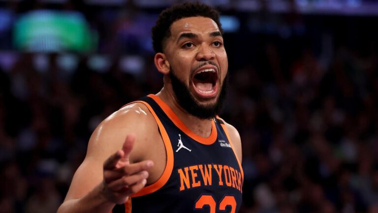 Knicks' Karl-Anthony Towns undergoes treatment for playoff injuries, per report