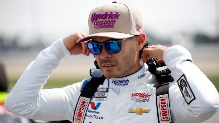 NASCAR Cup Series champion Kyle Larson uninjured after violent crash in World of Outlaws sprint car race