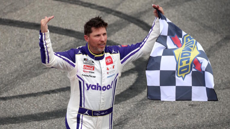 NASCAR at Michigan results: Denny Hamlin prevails in fuel mileage duel for his third win of the season
