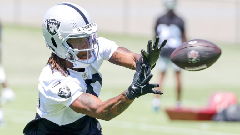 Raiders rookie Dont'e Thornton Jr.'s size, speed made him the 'Al Davis pick' of 2025 NFL Draft