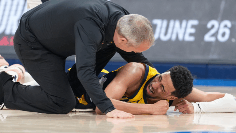 Tyrese Haliburton injury: Torn Achilles feared for Pacers star after exiting NBA Finals Game 7 in serious pain