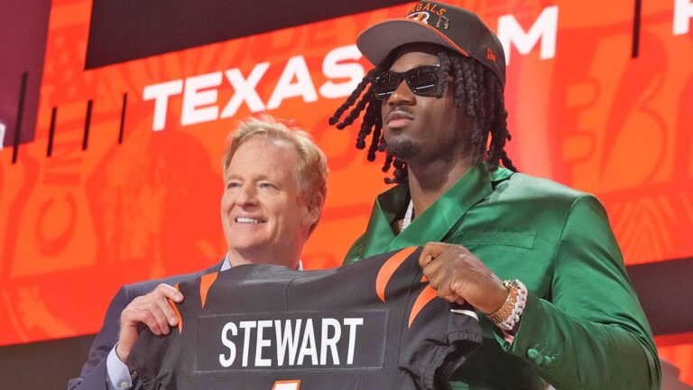 Bengals first-round pick Shemar Stewart calls out team, says he won't practice until he signs his contract