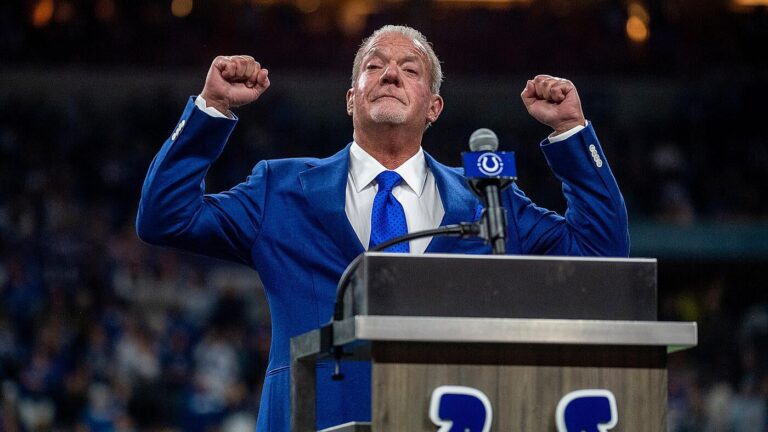 Late Colts owner Jim Irsay to be inducted into team's Ring of Honor, joining father Robert Irsay