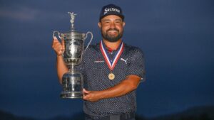 J.J. Spaun jumps Bryson DeChambeau, nearly locks up U.S. Ryder Cup team berth after 2025 U.S. Open win