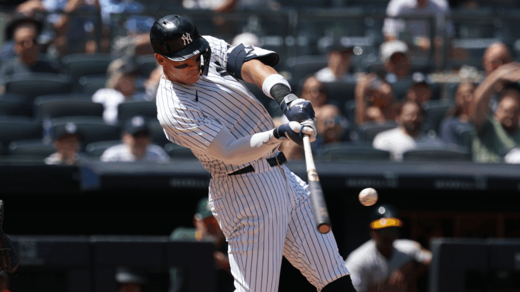 WATCH: Aaron Judge passes Lou Gehrig for Yankees home run history with another multi-homer game