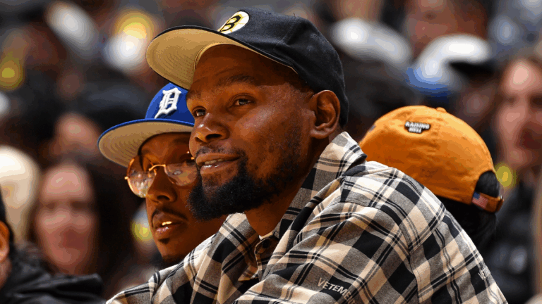 Kevin Durant reacts to Thunder NBA Finals Game 7 victory after joining Rockets