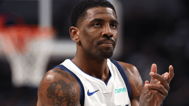 Mavericks' Kyrie Irving defends Karl-Anthony Towns after Knicks' playoff exit: 'Leave KAT alone'