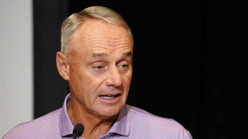 MLB commissioner Rob Manfred again floats idea of a free-agent signing deadline as CBA negotiations loom
