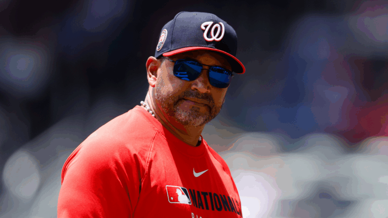 Nationals manager Dave Martinez shrugs off any responsibility for team's struggles: 'Never on coaching'