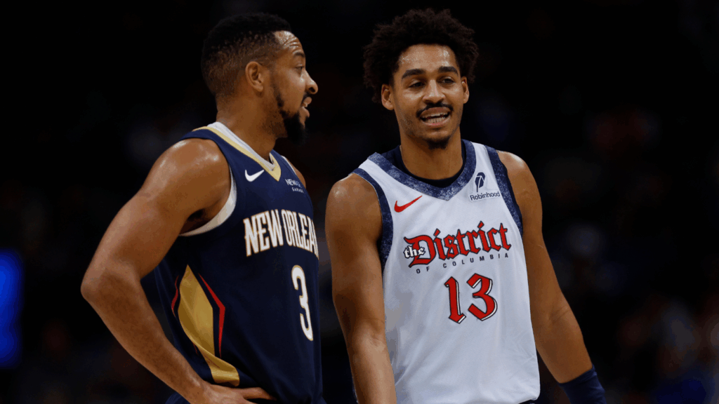 Pelicans trade CJ McCollum to Wizards for Jordan Poole in four-player deal, per report