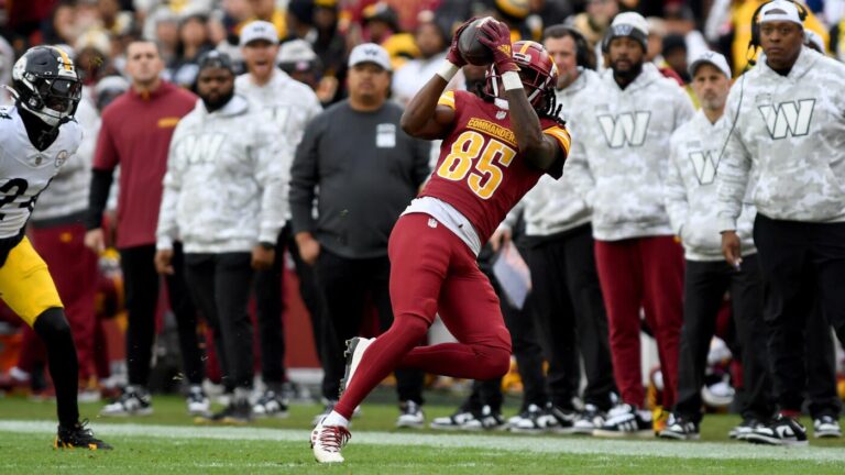 Noah Brown injury: Commanders WR carted off the field during minicamp as team awaits details