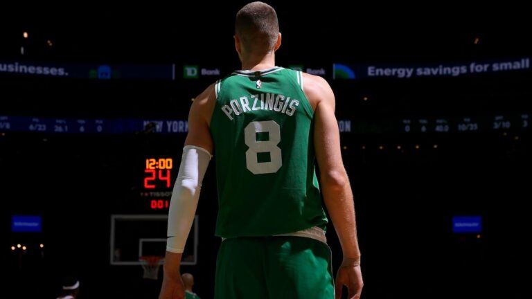 Celtics still shopping players following Jrue Holiday trade, Kristaps Porzingis on trading block, per report
