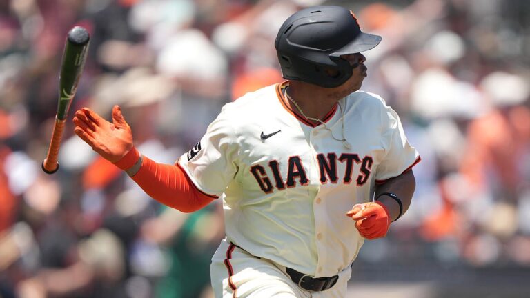WATCH: Rafael Devers launches first home run with Giants and it comes against his former team