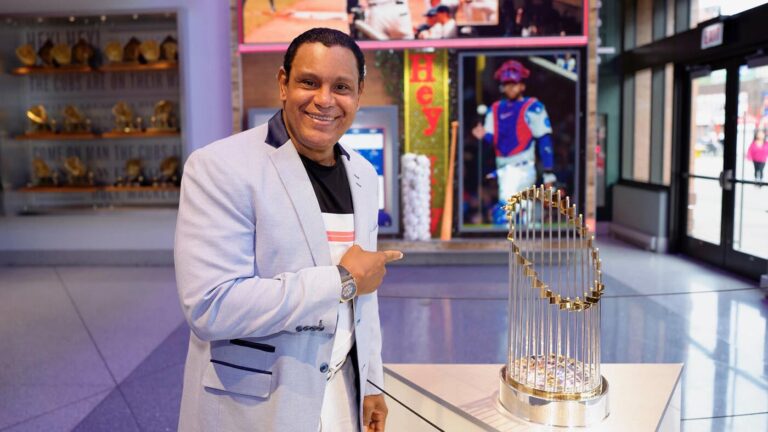 Sammy Sosa returns to Wrigley Field: Cubs legend makes his first official appearance at stadium since 2004