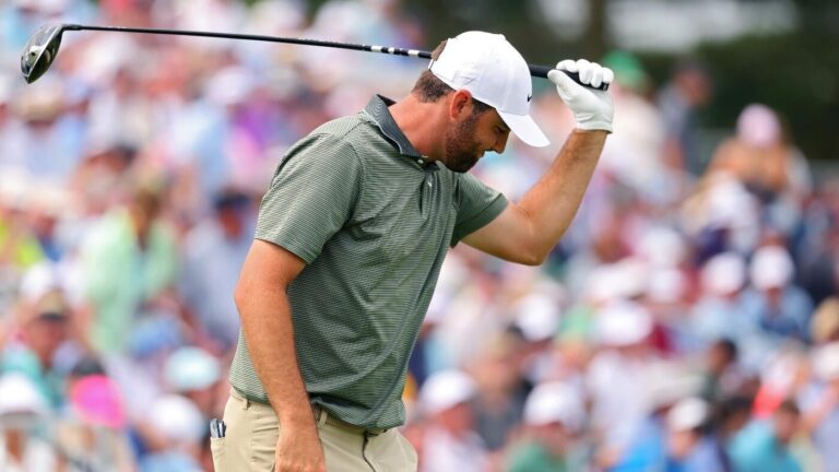 WATCH: Scottie Scheffler lets out frustrations during range session after struggling at U.S. Open 2025