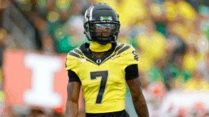 Evan Stewart injury: Oregon star WR suffers lower body injury, putting status for 2025 season in question