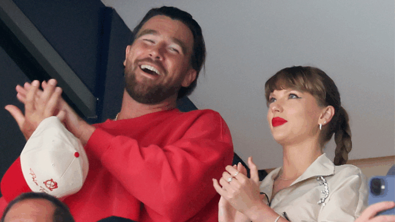 LOOK: Taylor Swift, Chiefs' Travis Kelce attend Game 4 of Stanley Cup Final between Panthers and Oilers