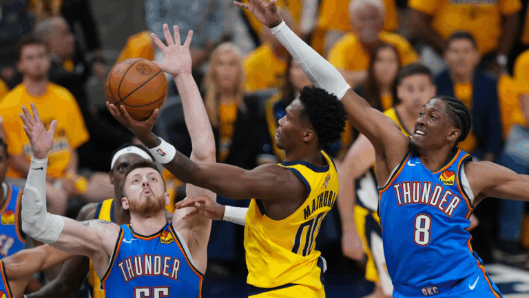 Pacers rally past Thunder to take 2-1 lead; Kevin Durant trade frontrunners emerge