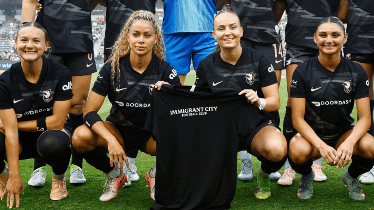 Angel City's 'Immigrant City' shirts, explained: How the L.A. team is speaking out against ongoing ICE raids