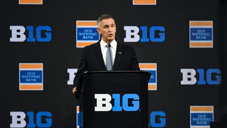 Big Ten commissioner Tony Petitti addresses playoff expansion, need for 'more meaningful conference games'