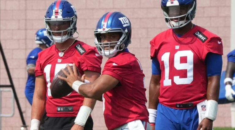Wan'Dale Robinson: Giants have not had a QB who 'commanded' until Russell Wilson arrival