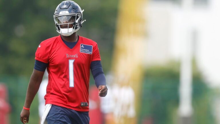 Titans' Calvin Ridley says Cam Ward has that 'f--- it' mentality that quarterbacks need