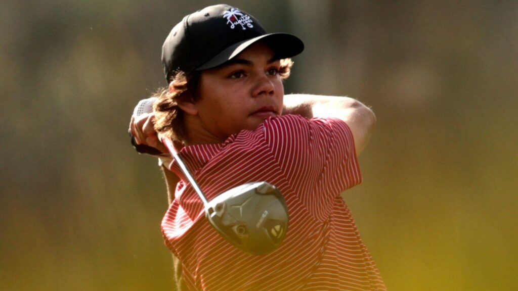 Charlie Woods, son of Tiger Woods, wins playoff to return to U.S. Junior Amateur
