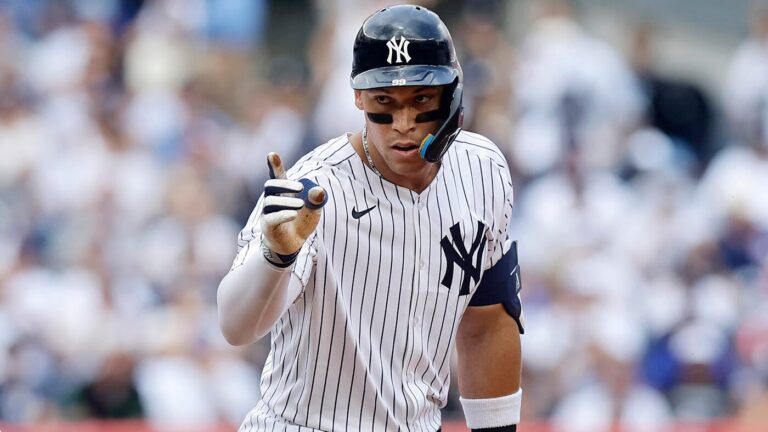 Yankees' Aaron Judge hits 350th career home run, becoming quickest in MLB history to hit historic total