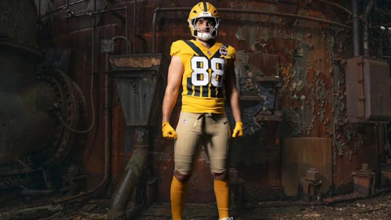 LOOK: Steelers unveil alternate uniforms honoring inaugural 1933 team, will debut them vs. Packers in Week 8