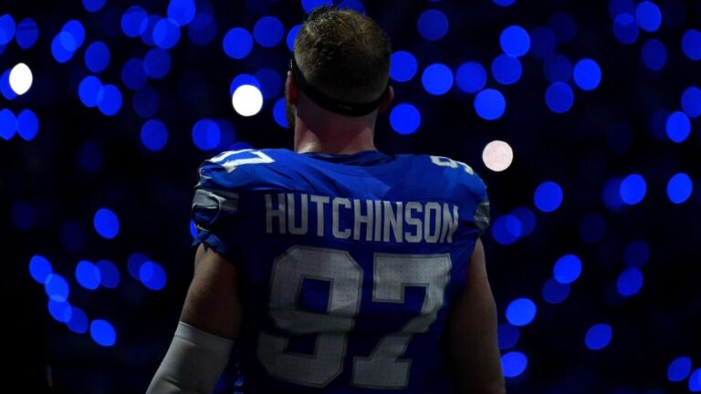 Why Lions star Aidan Hutchinson believes he's 'in the perfect spot' after brutal leg injury at Cowboys in 2024