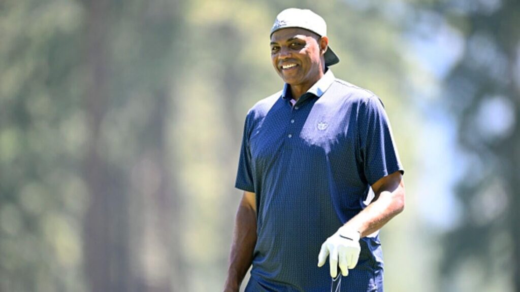 WATCH: Charles Barkley holes out for incredible eagle at American Century Championship
